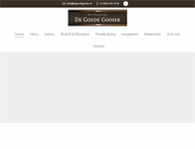 Tablet Screenshot of degoedegooier.nl